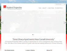 Tablet Screenshot of cpstudentproperties.com